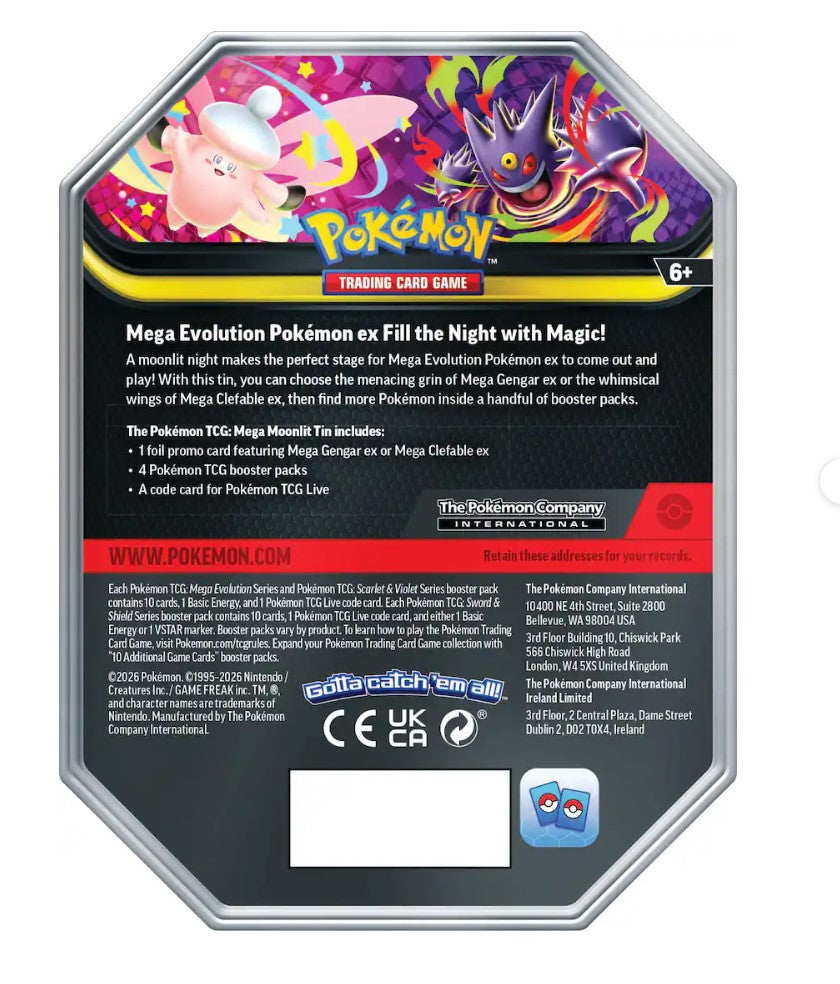 Pokémon Mega Moonlit Tin