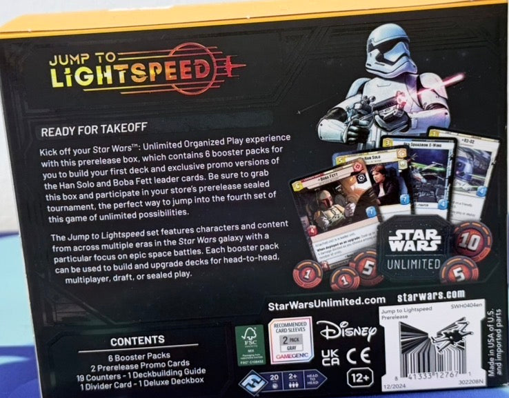 Magic -- Star Wars Unlimited-Jump to Lightspeed Prerelease Event